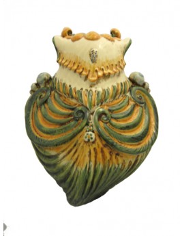 Civetta in ceramica di Caltagirone