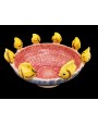 Centrotavola moderno con pesci ceramiche Anthos